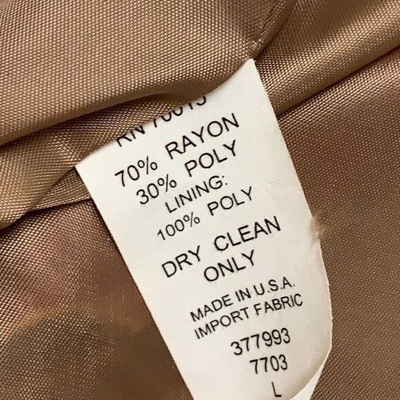 Womens Bentley A. Retro Floral Quarter Trench Vintage Button Up‎ Jacket - Picture 5 of 8